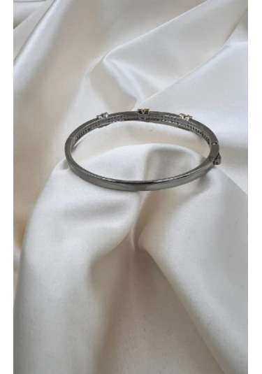 Bb İthal Xoxo Kelepçe Bilezik Altın - Gümüş