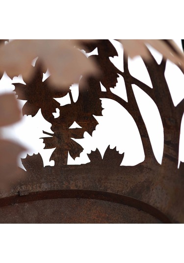 Molle Ateş Çukuru Lazer Kesim Corten