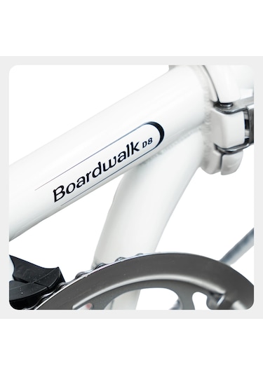 Dahon Boardwalk D8 20 Jant Katlanır Bisiklet 8v Beyaz Siyah