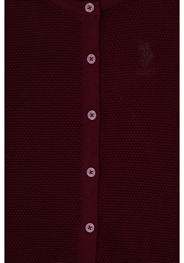 U.s. Polo Assn. Kız Çocuk Plum Hırka Triko 50316292-vr177 New Plum