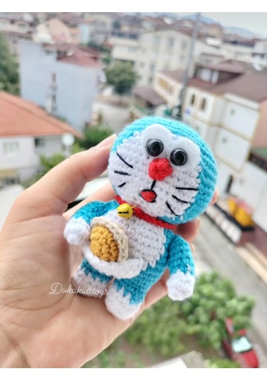 Amigurumi Doraemon Minik Oyuncak Karakter Dukakidstoys Tasarımı