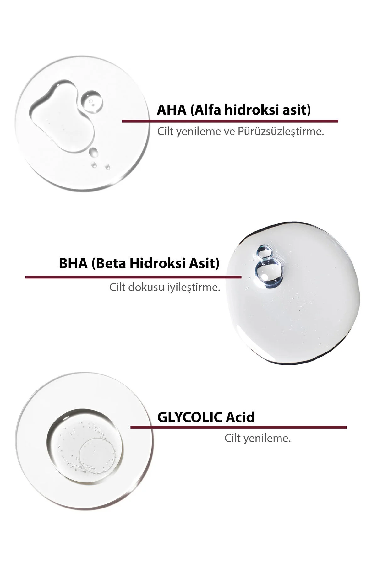 Se Rene Verte Canlandırıcı & Gözenek Sıkılaştırıcı Kırmızı Peeling Cilt Serumu 30 Ml Aha 10% + Bha 2%