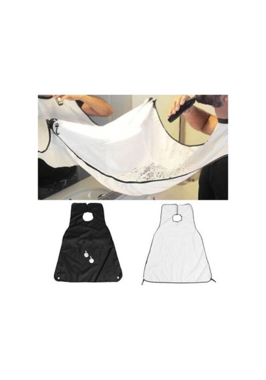 Createtech Yapışkanlı Ve Tıraş Taşınabilir Tabanlı Springsun Sakal Pratik Önlüğü Emici Beyaz - Cs Beyaz