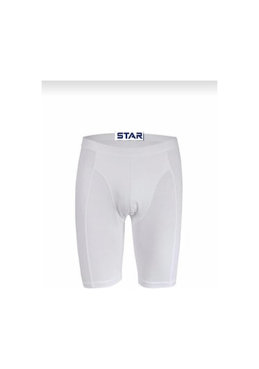 Star 104 Modal Uzun Boxer Beyaz