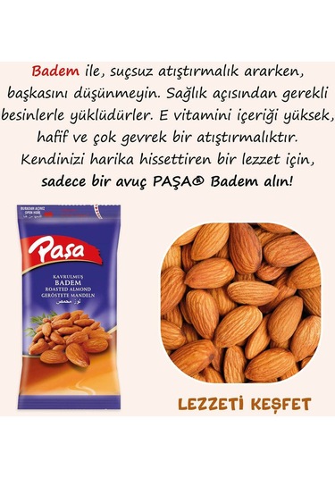 Paşa Kuruyemiş Badem 12 x 40 G