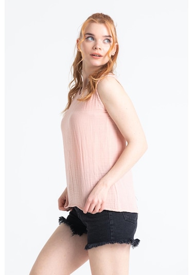 Kolsuz Müslin Melis Bluz Pudra Pdr-pudra