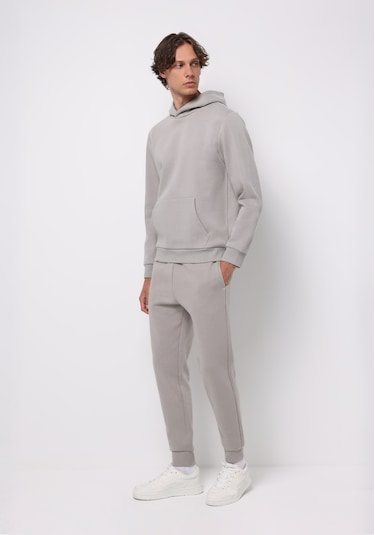 Colins Slim Fit Orta Bel Düz Erkek Gri Eşofman Altı Cl1077099 Q1.v2 Lgr Açık Gri