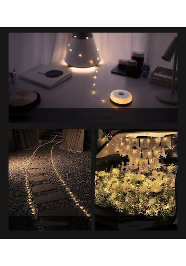 10 Metre Led Kamp Lambası Yeşil