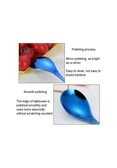 Altın Kahve Çay Krema Kokteyl Karıştırma Kaşık Çatal Bıçak Takımı