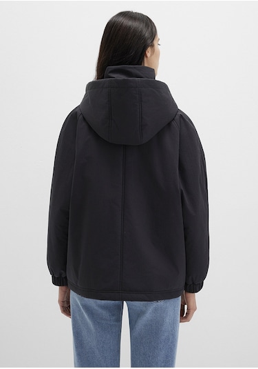 Mavi - Kapüşonlu Siyah Ceket 1110348-900 Siyah