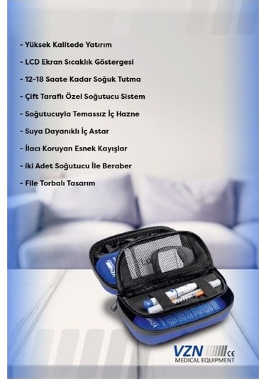 Medikaltec İnsülin Taşıma Çantası Vzn-2114