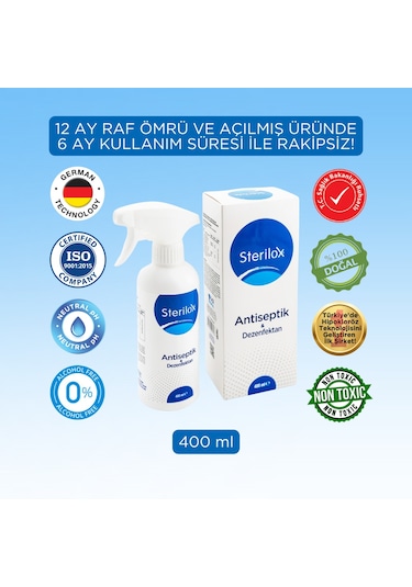 Sterilox Antiseptik & Dezenfektan 400 ML