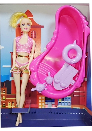 Efe Toys Oyuncak Bebek Küvetli