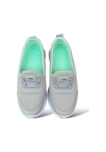 Akıllı Bağcıklı Çocuk Babet Ayakkabı Buz - Su Yeşili Buz - Yeşil