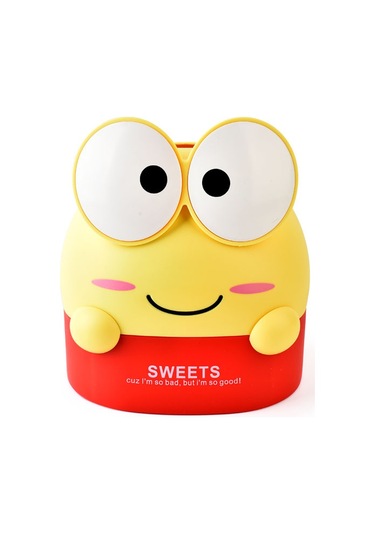 Yaratıcı Karikatür Kurbağa Mendil Kutusu Sevimli Ev Diğer