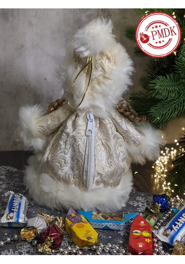 Kaemingk Yılbaşı Figürü - Hediye Ve Şeker Kutusu İçin Snezhurochka 135971977