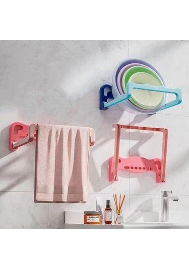 Besthome1 Duvar Tipi Çerçevelessin Dolap, Banyo/evde Tutanak/su Ürünler, Dayanıklı Pp, Mavi, 2 Adet Mavi Mavi