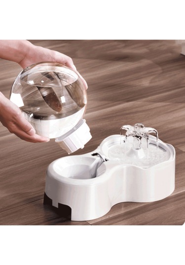 Econicword Otomatik Evcil Hayvan İçme Çeşmesi Köpek Kedi 2300 ML