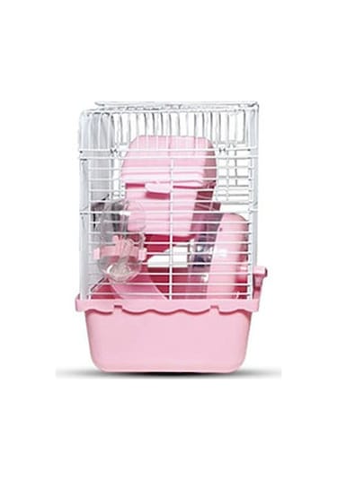 Zampa Hamster Kafesi 23x17x33 Cm Pembe 211-52001.01