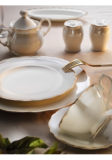 Aryıldız Milanis 36 Parça Porselen Kahvaltı Takımı Ar250983 Çok Renkli