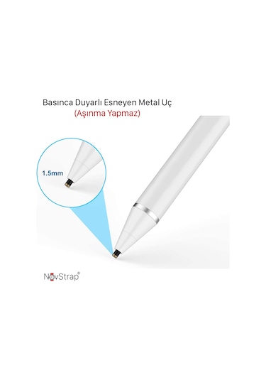 Samsung Galaxy Tab S6 Lite SM-P610 ile Uyumlu Dokunmatik Tablet Kalemi Stylus Pencil DZ870