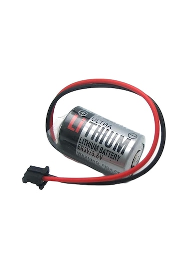 Er3v 3.6v 1/2aa Size Lithium Pil - Siyah Soket