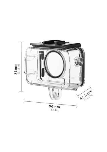 Djı Osmo Action 5 Pro / 3/4 Startrc 40m Sualtı Su Geçirmez Muhafaza Dalış Çantası İçin Siyah