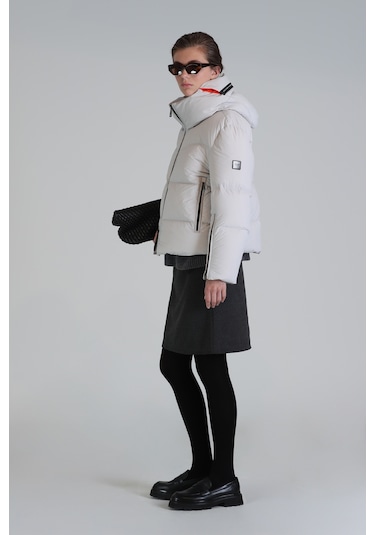 Lufian Shay Kaz Tüyü Kadın Mont Taş Taş 122120026100190 Taş