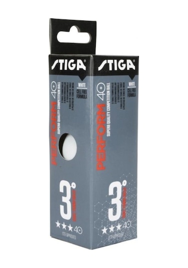 Stiga Perform 40+ Masa Tenisi Topu / 3'lü