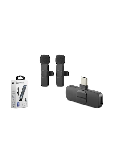 Hadron Hdx2788 Kablosuz Çift Yaka Mikrofonlu Type-c