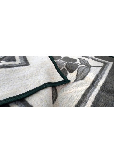 Algelsineve Harmoni Çift Kişilik Peluş Uşak Battaniyesi, 2,75kg Haki