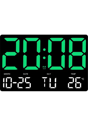 Suntek Magideal Duvar Saati Çocuklar Yetişkinler Ev Çalışma Yeşil