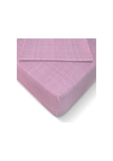 Alla Turca Ranforce 160x200 Cm Lastikli Çarşaf Seti - Pembe