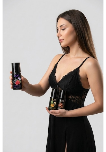 3 Lü Yenilebilir Aromalı Jel Seti 30 Ml Çikolata Ananas Orman Meyvesi