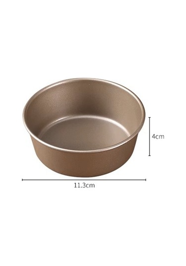 Xurunkeji 2 Adet Hamburger Kalıbı Daire Şablonu Paslanmaz Çelik Tencere Küre Kek Kalıbı Tost Makinesi Fırın Tepsileri Pizza Kitleri Pişirme Altın