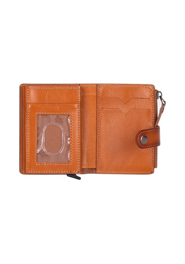 Rodos Hakiki Deri, El Yapımı, Pop-up Kartlık Cüzdan, Gölgeli Taba Taba