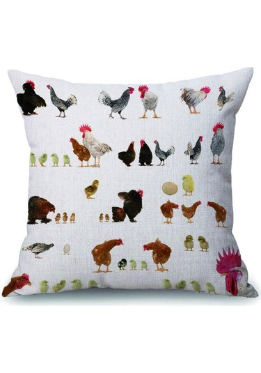 Suntek Kadife Keten Yastık Kılıfı Minder 15-numara-60x60cm