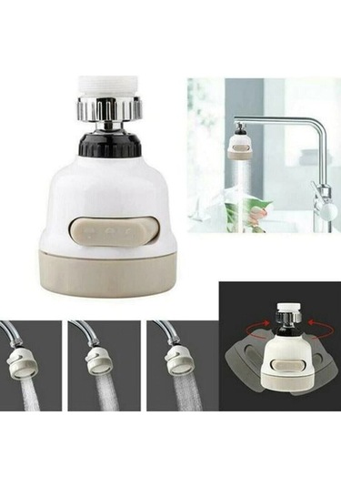 Oynar Başlık Beyaz 360 Dönebilen Mutfak Evye Batarya Boru Ucu