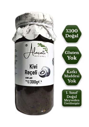 Doğal Kivi Reçeli Glutensiz 300 G