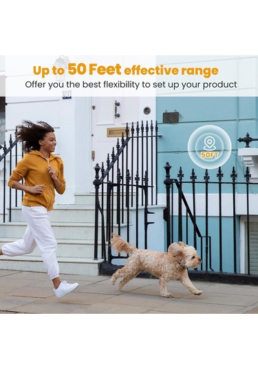 Y28826b Ultrasonik Köpek Kovucu Taşınabilir Köpek Eğitim Kabuğu Siyah