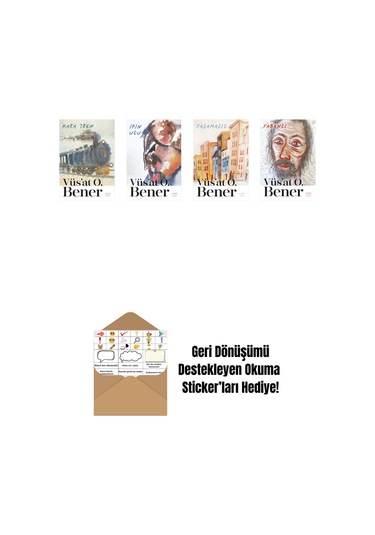 Vüsat O. Bener 4 Kitap Set + Okuma Sticker'ları