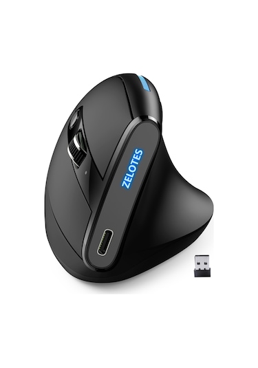 Geeksen 2.4g Kablosuz Fare, 10m Menzil, 3 Ayarlı Dpı, Ergonomik Tasarım, Usb Alıcılı, Hızlı Ve Kararlı Performans Diğer