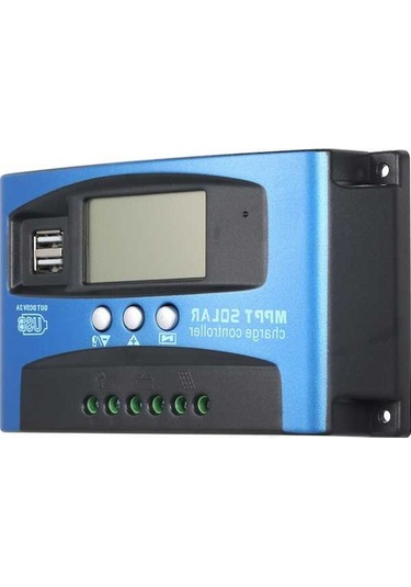 Novahub Çift Usb Ve Lcd Ekranlı 100a Mppt Güneş Şarj Kontrol Cihazı Otomatik Güneş Hücresi Paneli Şarj Regülatörü