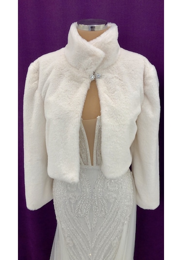 New In Style Düğünlük Ceket Model 11 - Etol Bolero Kürk