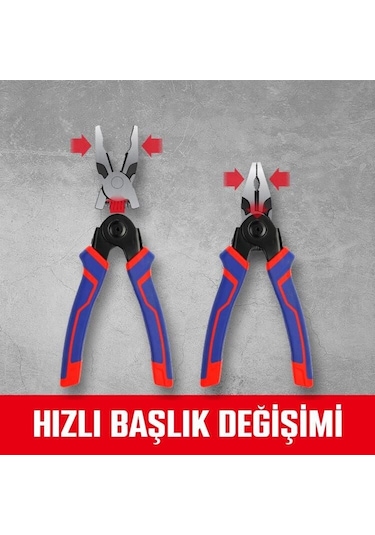 Workpro Wp231144 200mm 5 In 1 Çok Fonksiyonlu Profesyonel Pense Seti Fr Wp231144