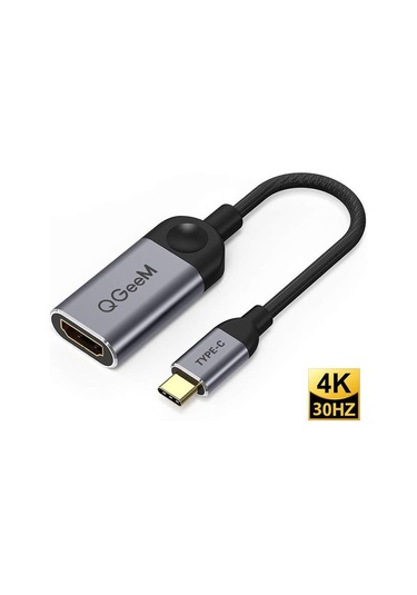 Sones Qgeem Qg-ua01 Usb Type-c - Hdmı Adaptörü Gümüş Gri