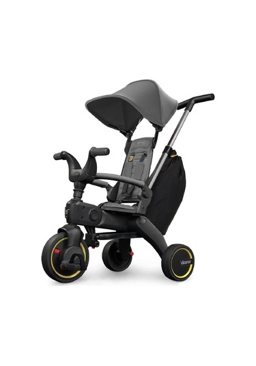 Liki Trike Tek Parça Katlanır 3 Tekerlekli Bebek Bisikleti S3 Gri