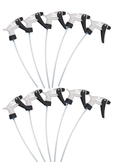 Fısfıs Sprey Başlığı - Beyaz Kimyasala Dayanıklı Başlık 10 Adet