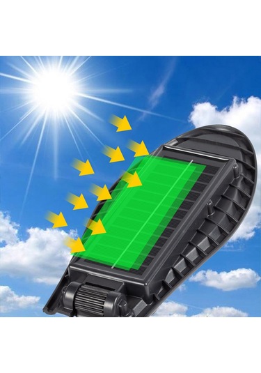 W776B Güneş Enerjili Hareket Sensörlü LED Bahçe Lambası IP65