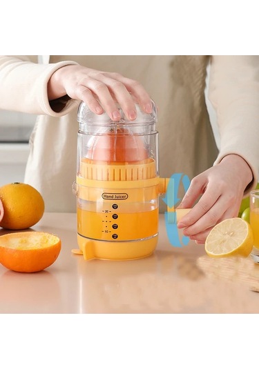Xuweiwei Faridabio Manuel Kırmızı Narenciye Sıkacağı Çok Fonksiyonlu Portakal Limon Presi Taşınabilir Kırmızı